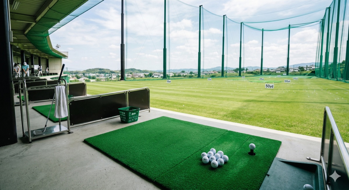 最新設備の打席